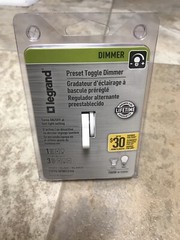 Legrand 700-watt Single Pole 3-way White Toggle Indoor Dimmer TD703PWCCV6
