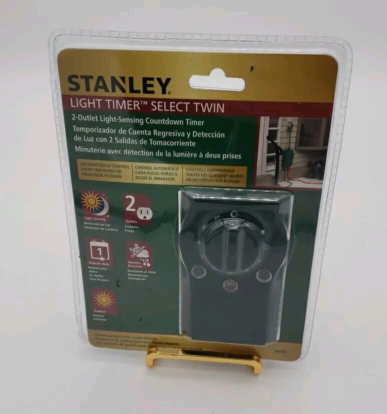 Stanley Timer Max Select Outdoor Digital Photocell Timer (56436) – NEW™