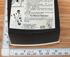 Toastmaster inc. Ingraham (12-047) Multiple Program 24 Hour Manual Timer *READ*