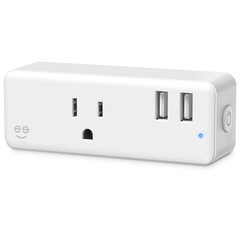 Switch + Charge Multi Port Smart Wi-Fi Plug with 2 USB Ports, Energy Saving Outl