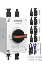 NEW Open Box Lonq-40 Photovoltaic DC Isolator Solar Switch IP66