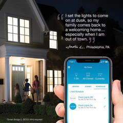 Caseta Vacancy-Only Motion Sensor, White (PD-VSENS-WH)