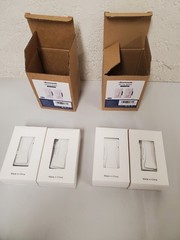 *4* DEWENWILS On/Off Rocker Dimmer Switch for CFL, LED, Incandescent in White