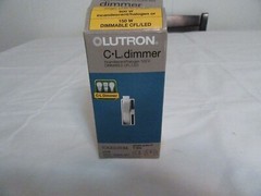 Lutron Toggler 150W Single-Pole 3-Way CL LED CFL Dimmer White TGCL-153PR-WH