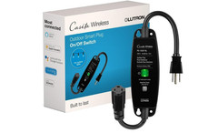 Lutron Smart Outdoor Plug PD-15OUT-BL , Black for Caseta Smart Lighting, for Sum