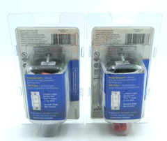 (2) Leviton 6631-LA Single Pole 600W Dimmer w/ Optional Locator Light &Wallplate