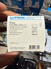Lutron PJN-3BRL-GWH-L01 Caseta Pico Remote Nightlight On Off Dim Favorite White