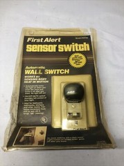 New First Alert Automatic Wall Sensor Switch PIR730 Turns On/Off W/ Body Heat
