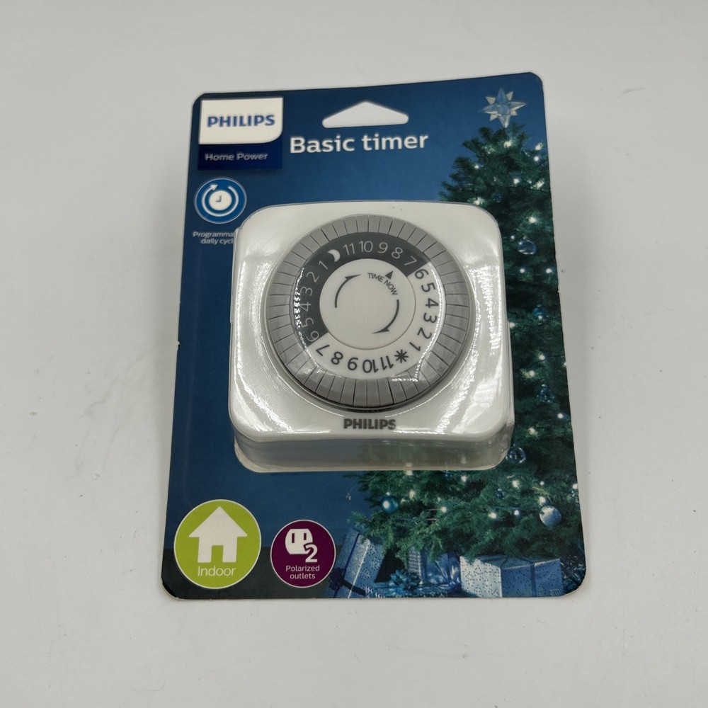 Philips SPC1245AT/27 Home Basic Timer 2 Outlet Plug