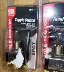 Lot of 2- New- GSW-13. Gardner Bender On/Off/On Toggle Switch