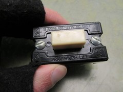vintage rodale touchette pushbutton momentary door bell light switch [4*I-13]