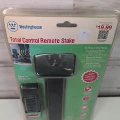 Westinghouse Outdoor Power Stake 6 Outlet Yard Garden Extension Strip NEW