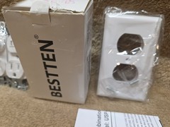 BESTTEN 2 Pack Combination Toggle Light Switch and Duplex Receptacle Outlet, …