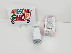 Legrand Pass TM874W White 15A 4-Way Decorator Rocker Wall Light Switch Control