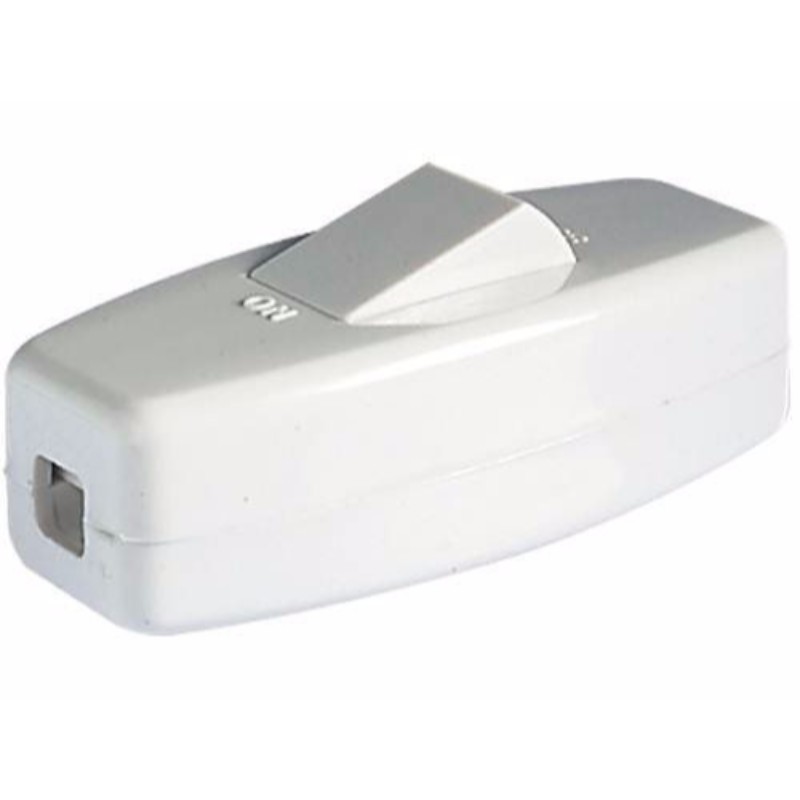 6 Amp DP Compact In-Line White Lamp Switch – Office, Living Room, Bedroom Lights
