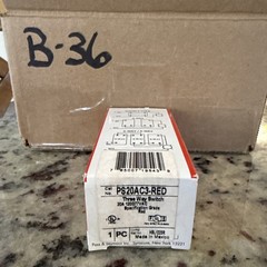 NEW LEGRAND PS20AC3RED THREE WAY SWITCH RED PASS & SEYMOUR