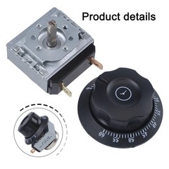 Adjustable Timer Switch for Microwave Oven and Rice Cooker 30 60 90 120 Min