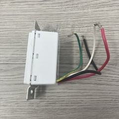 Westek TMDW30 Hardwire Indoor Digital Wall Switch Timer White Program Lights