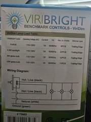 6 – LED Light Dimmer Switch VIRIBRIGHT Pushbutton On/Off Rotary -SHIPS SAME DAY