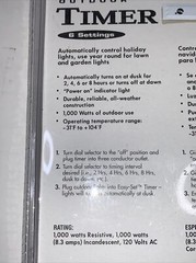 Intermatic Outdoor Timer / Six(6) Settings – Conserves Energy Dusk To Dawn