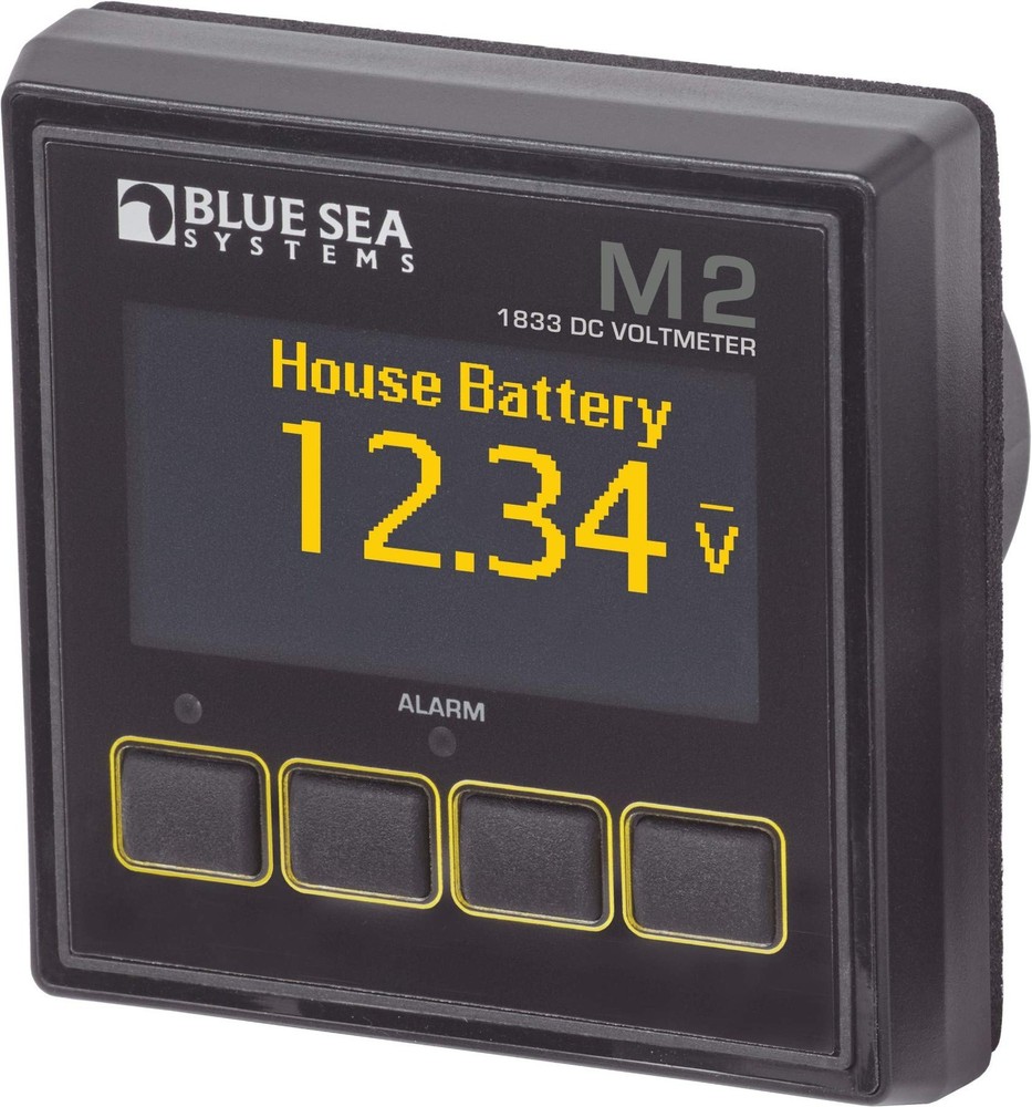 Blue Sea Systems M2 OLED Digital Meters DC Voltmeter