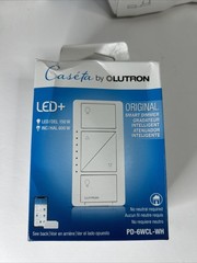 Lutron Bundle PD-6WCL-WH Wireless In-Wall Smart Dimmer /Switch/Bracket/Bridge