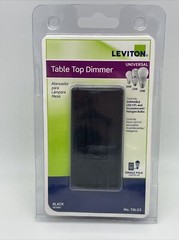 Leviton R15-TBL03-10E 120V 6 ft. Polarized Cord Black Universal Tabletop Dimmer