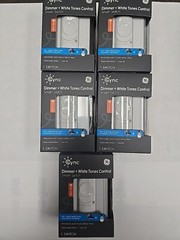 GE CYNC Dimmer + White Tones Control Smart Switch Smart Wire-Free NEW lot of 6