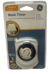 Ge 15119 Indoor Mechanical Timer Basic Plug In Lamps Portable Fans