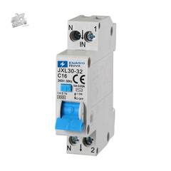 1P+N 16A 4.5Ka 30Ma Differential Magnetic Thermal Switch – 1 DIN Modules – 2
