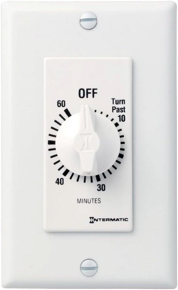 Energy Saving Timer White 60 Minute Control For Led Cfl Lights Fans Heaters