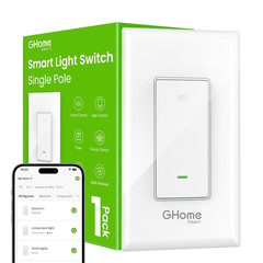 Switches for Lights, Wifi Smart Light Switch Works with Alexa and Google Home,
