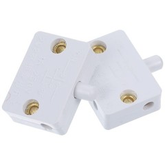 2Pcs Automatic Door Light Switches White for Cupboard Closet Lighting Control