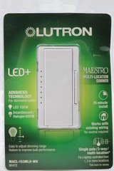 Lutron Maestro LED+ Multi-Location Dimmer Switch (Model MACL-153MLH-WH)