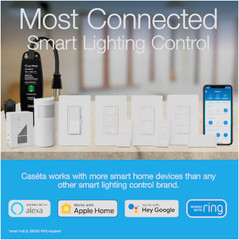 Lutron Caseta Claro Smart Switch – White dvrf-5ns-wh-r