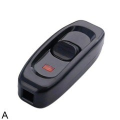 1x 240V 10A Inline ON/OFF Button Switch for Table Lamp Desk Light Cord Cable Aus