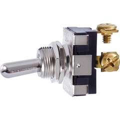 Jandorf 61154 10A 125V 1-Pole SPST Contact 2-Screw Terminal Toggle Switch