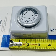 Project Source Indoor 24 Hour Manual Timer 0224879 Outlet Lighting Decoration