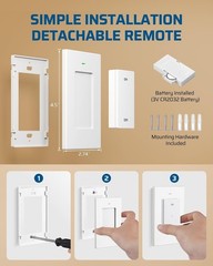 Remote Control Outlet Wireless Wall Mounted Light Switch, Electrical Plug in …