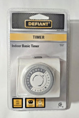 Defiant 544068 Indoor Basic Timer 24-Hour Programmable 1875W Plug-In White NEW