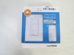 Lutron Caseta Smart Dimmer Switch and Remote Model P-PKG1W-WH-R