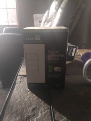 Leviton R02-D2SCS-1RW Decora Smart Wi-Fi 2nd Gen Scene Controller Switch 2668