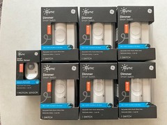 GE CYNC Wire-Free Smart Dimmer 6- Switch Bluetooth Remote Light Control + sensor