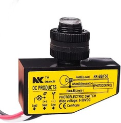 Photoelectric Switch Dc 12v 24v 36v 48v Control Light Auto On Off dc 850v Dusk