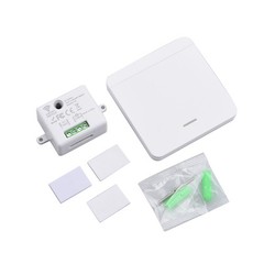 433MHz Wireless Light Switch Wall Panel Remote Control Lamp Receiver Tool Kit