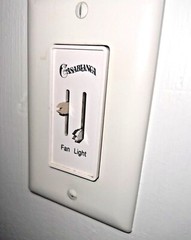 Casablanca fan light DUAL SPLIT DIMMER replacement Slider HALF KNOBS OEM 1 pair