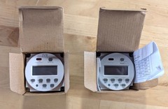 Lot 2x Digital LCD Daily Weekly Programmable Timer Relay Switch CN101A DC 12V