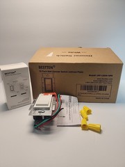 [10 Pack] Dimmer Wall Light Switch, Single Pole or 3-Way, Without Plate