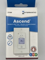 Intermatic ST700W 7-Day Programmable Digital Timer Switch 15A 120V White