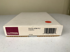 Lutron PLATE-HOM-PLC NT-B3-NFB-LA Faceplate